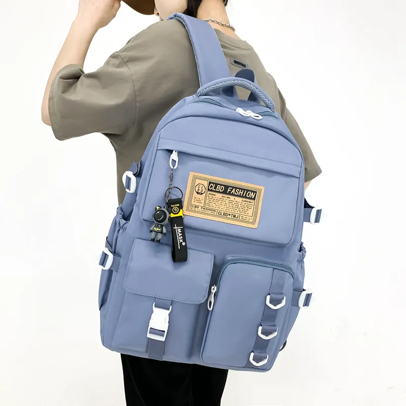Wolfhorse Nylon Backpack Unisex Multicolor-16