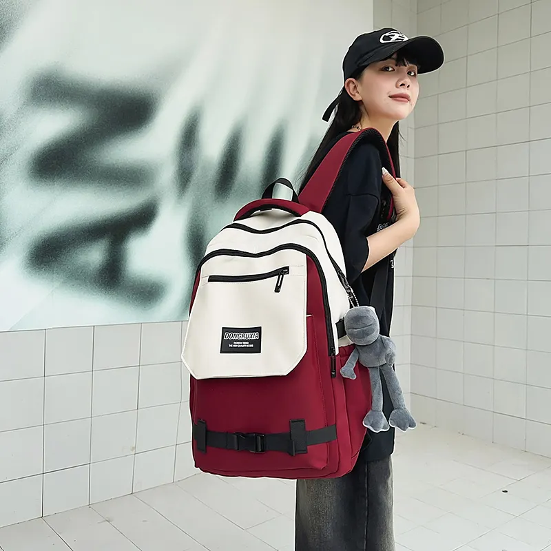 Wolfhorse Nylon Backpack Unisex Multicolor-22