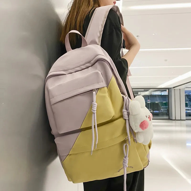 Wolfhorse Nylon Backpack Unisex Multicolor-12