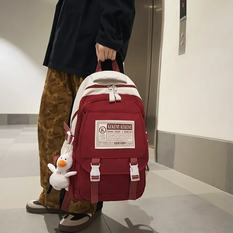 Wolfhorse Nylon Backpack Unisex Multicolor-20