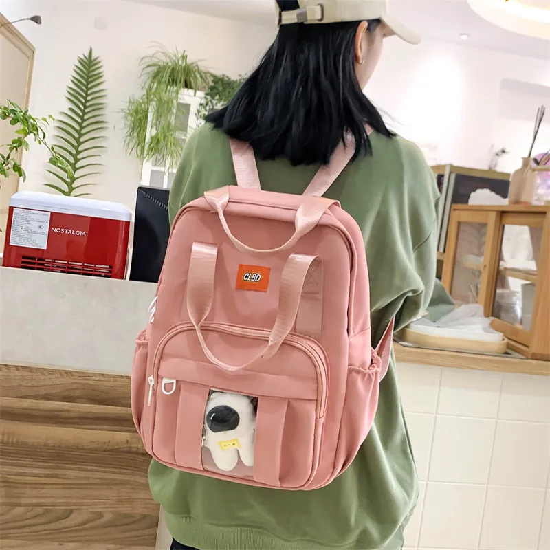 Wolfhorse Nylon Backpack Unisex Multicolor-6