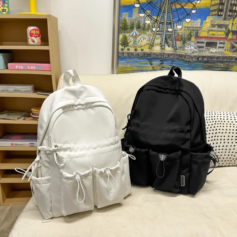 Wolfhorse Nylon Backpack Unisex Multicolor-10