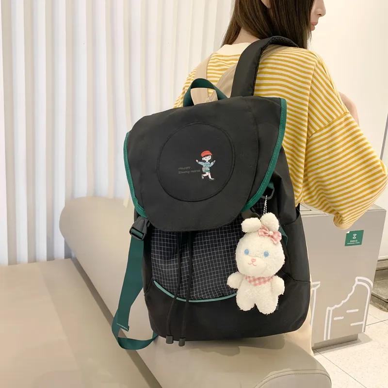 Wolfhorse Nylon Backpack Women's Multicolor-3