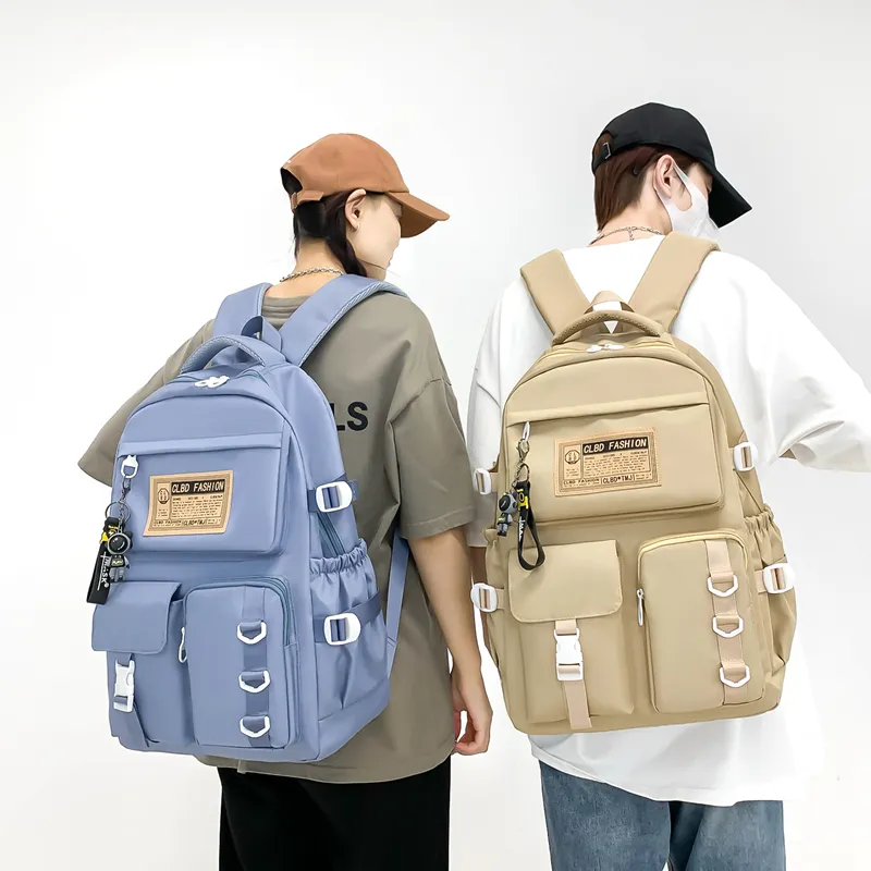 Wolfhorse Nylon Backpack Unisex Multicolor-13