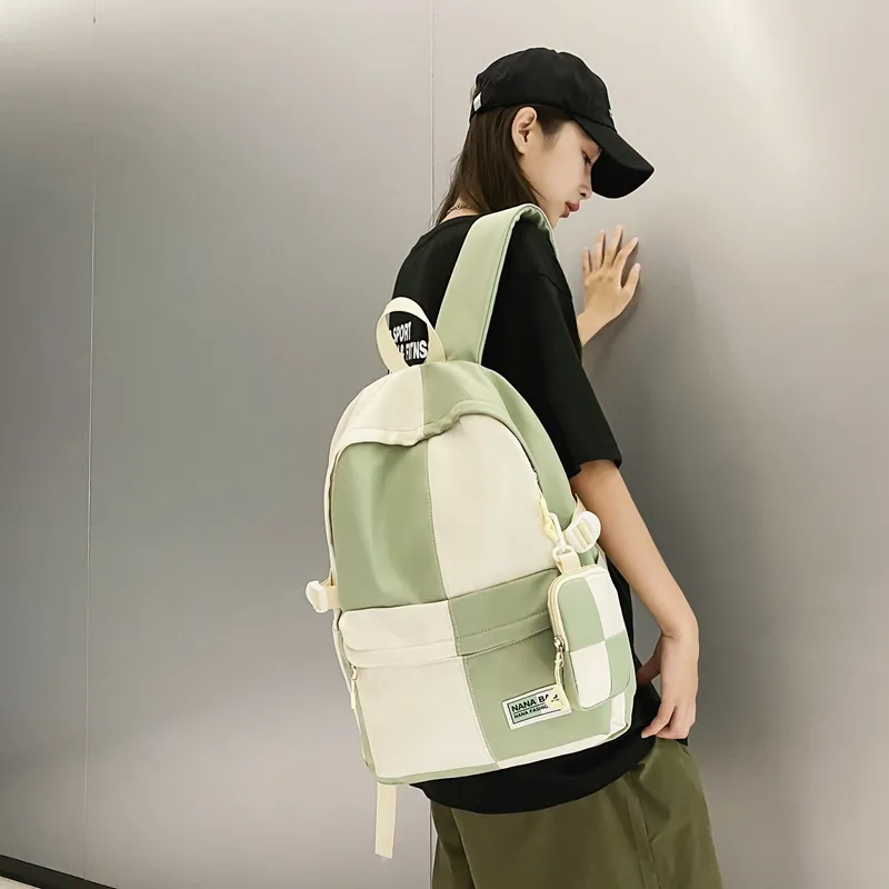 Wolfhorse Nylon Backpack Unisex Multicolor-19