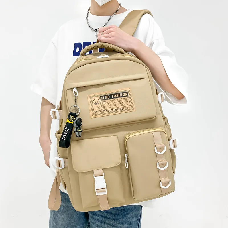 Wolfhorse Nylon Backpack Unisex Multicolor-22