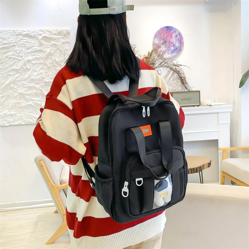 Wolfhorse Nylon Backpack Unisex Multicolor-9