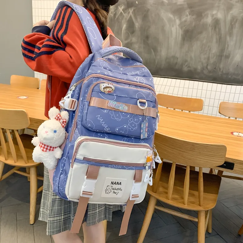 Wolfhorse Nylon Backpack Women's Multicolor-23