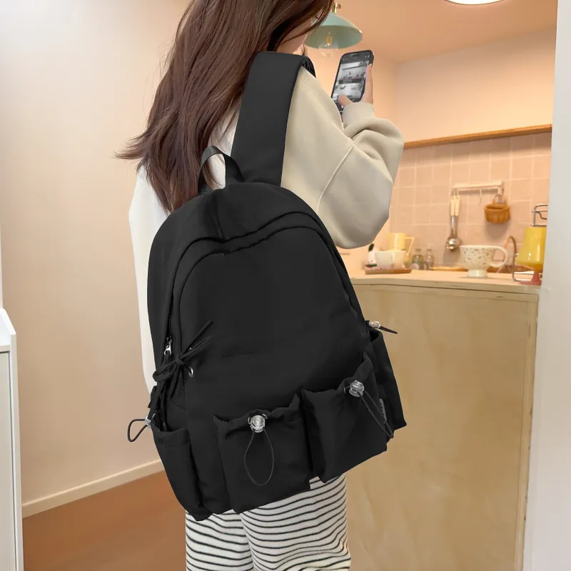 Wolfhorse Nylon Backpack Unisex Multicolor-5