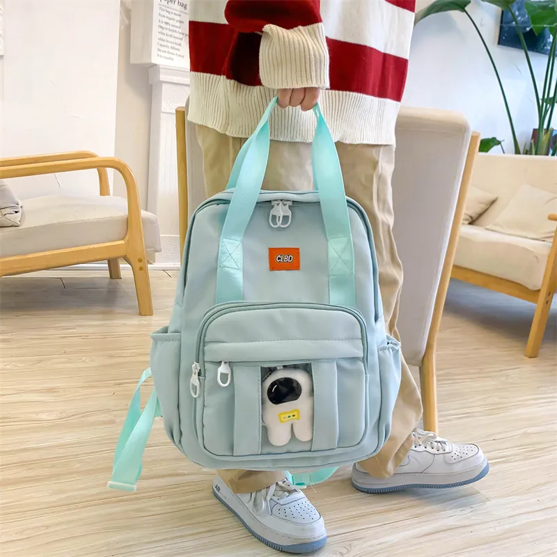 Wolfhorse Nylon Backpack Unisex Multicolor-26