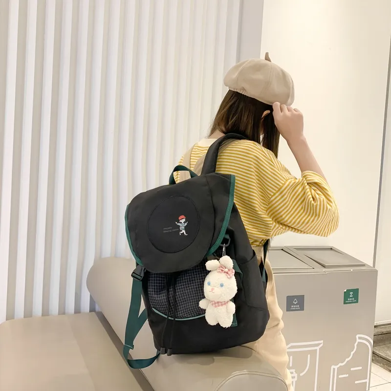 Wolfhorse Nylon Backpack Women's Multicolor-4