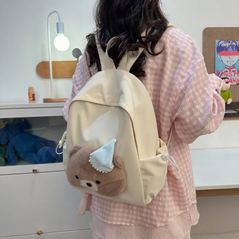 Wolfhorse Nylon Backpack Unisex Multicolor-6