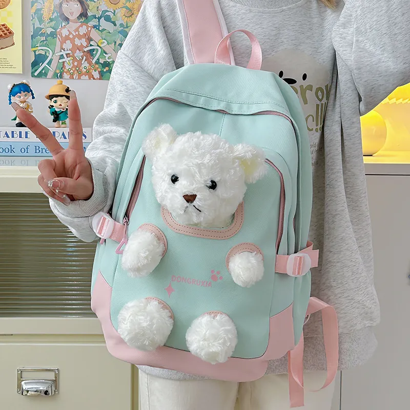 Wolfhorse Nylon Backpack Women's Multicolor-28