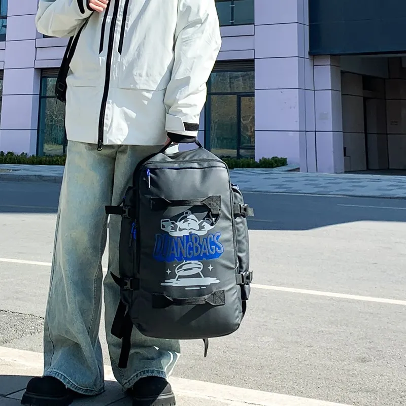 Wolfhorse PU Backpack Unisex Multicolor-20