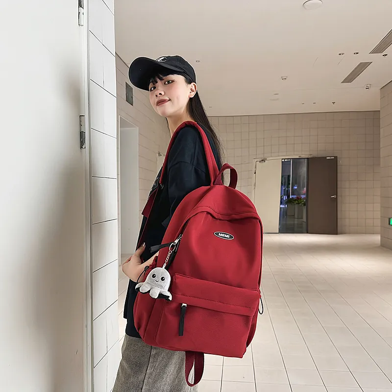Wolfhorse Nylon Backpack Unisex Multicolor-32