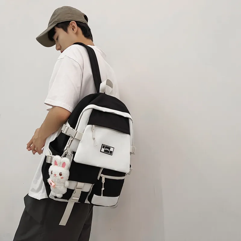 Wolfhorse Nylon Backpack Unisex Multicolor-4