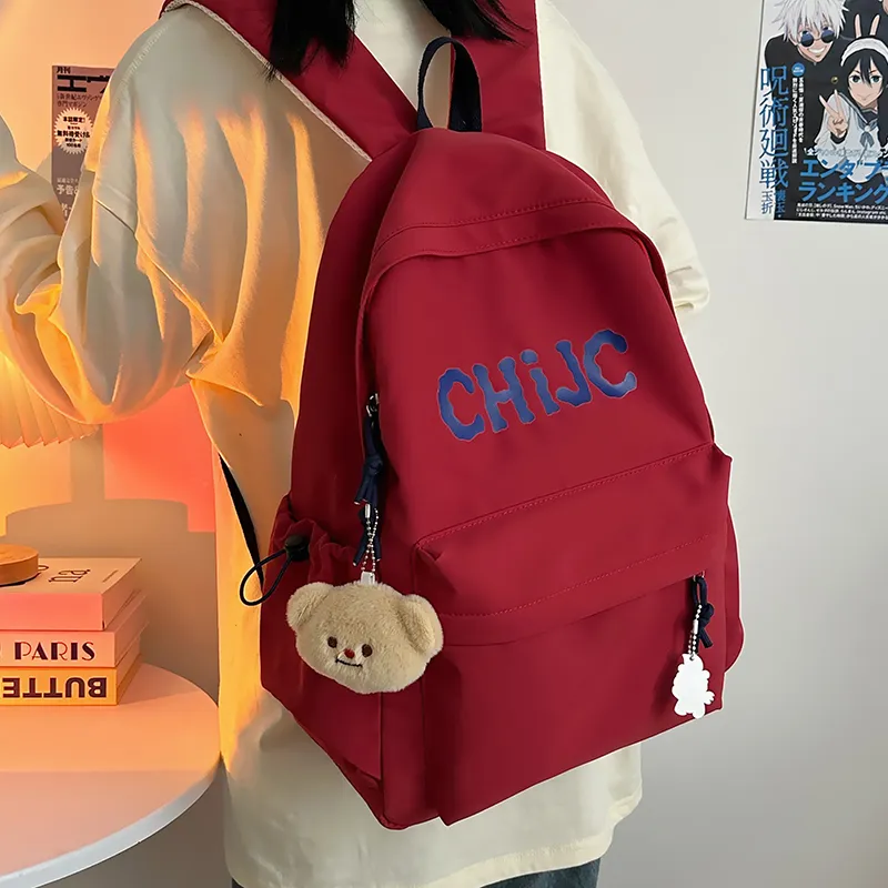 Wolfhorse Nylon Backpack Unisex Multicolor-13