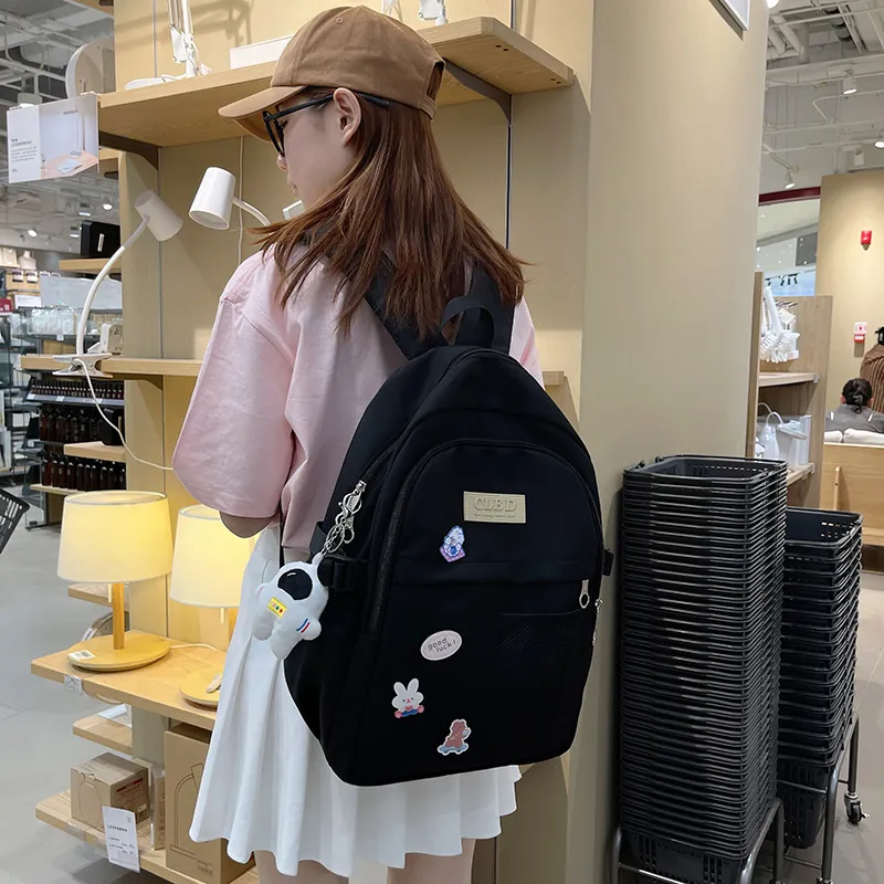 Wolfhorse Nylon Backpack Unisex Multicolor-16