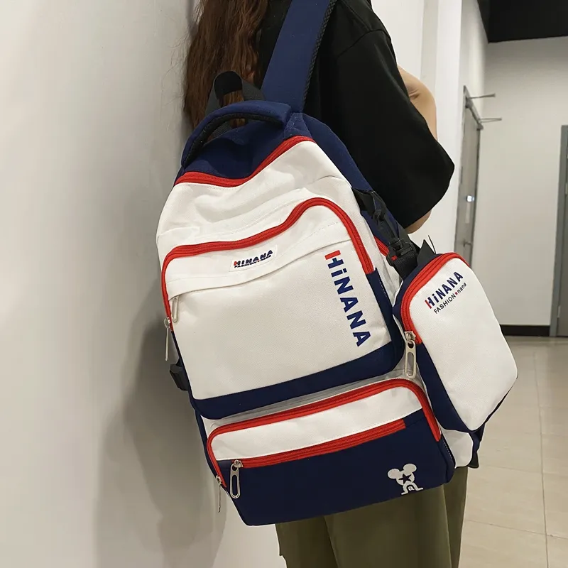 Wolfhorse Nylon Backpack Unisex Multicolor-19