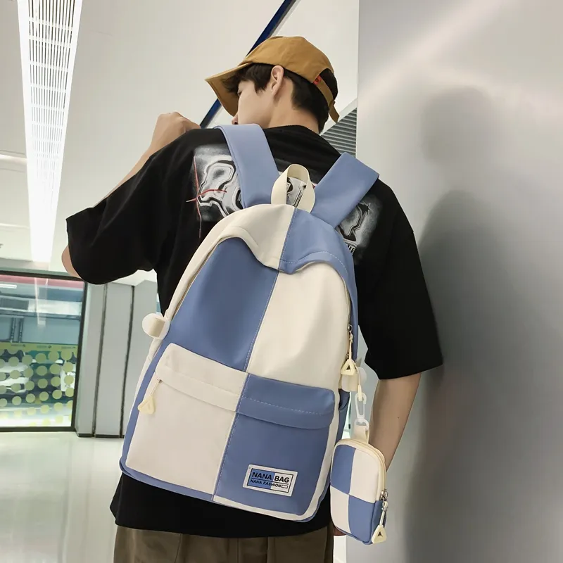 Wolfhorse Nylon Backpack Unisex Multicolor-10