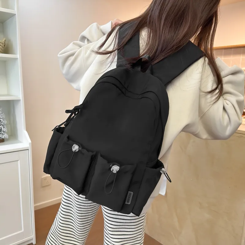 Wolfhorse Nylon Backpack Unisex Multicolor-2