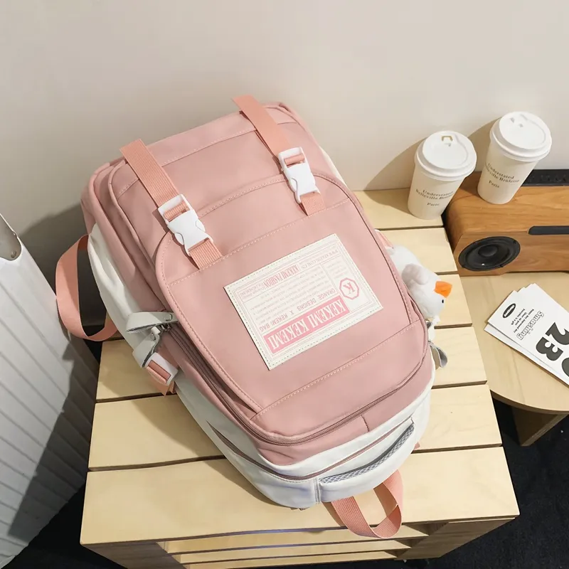 Wolfhorse Nylon Backpack Unisex Multicolor-27