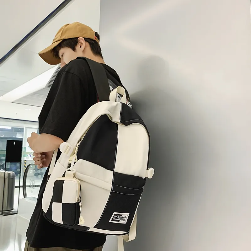 Wolfhorse Nylon Backpack Unisex Multicolor-4