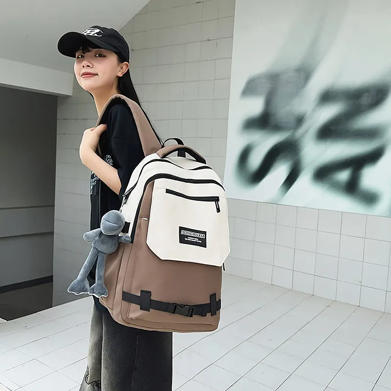 Wolfhorse Nylon Backpack Unisex Multicolor-30