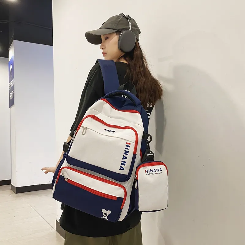 Wolfhorse Nylon Backpack Unisex Multicolor-20