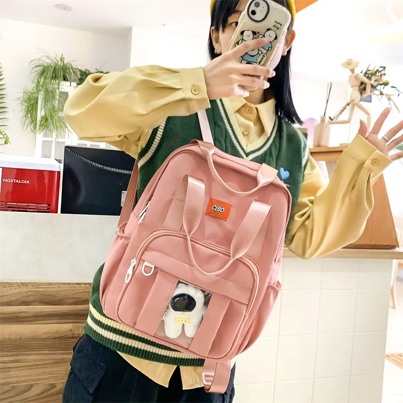Wolfhorse Nylon Backpack Unisex Multicolor-4
