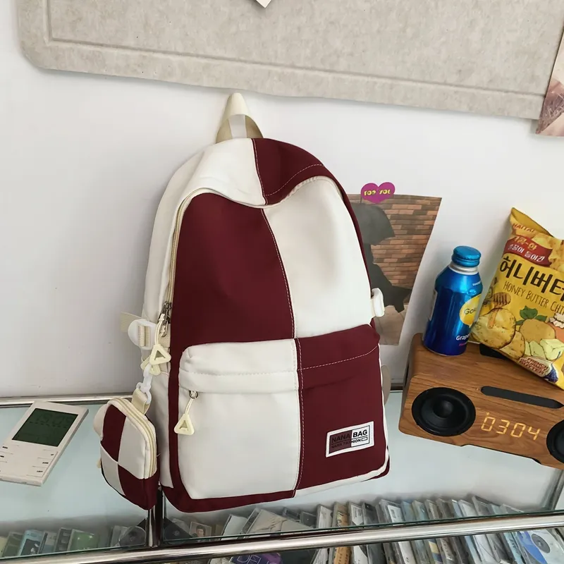 Wolfhorse Nylon Backpack Unisex Multicolor-32
