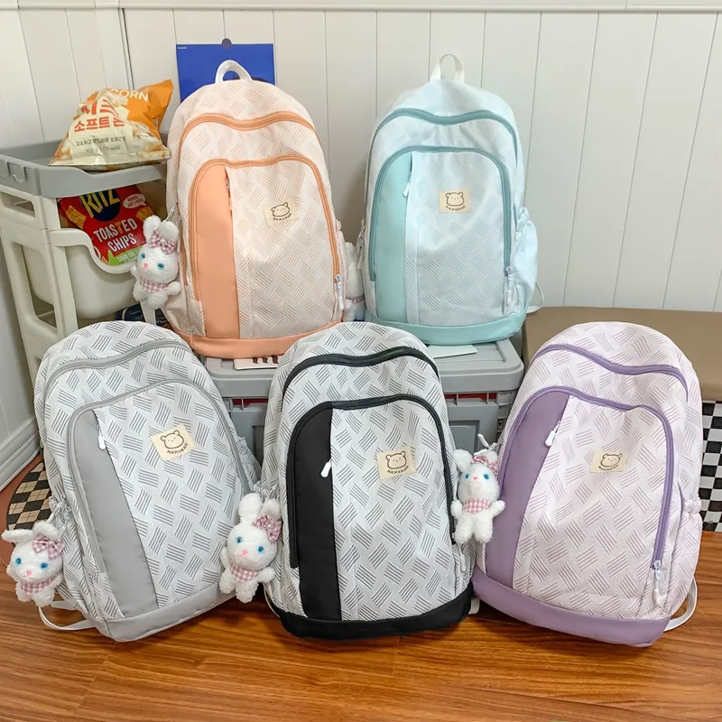 Wolfhorse Nylon Backpack Unisex Multicolor-25