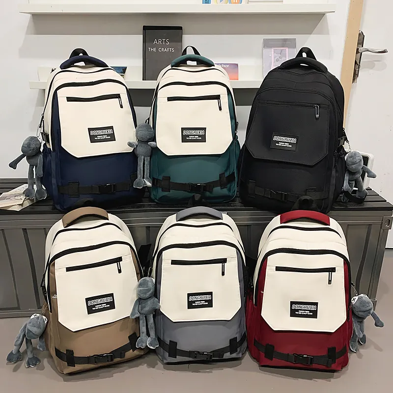 Wolfhorse Nylon Backpack Unisex Multicolor-24