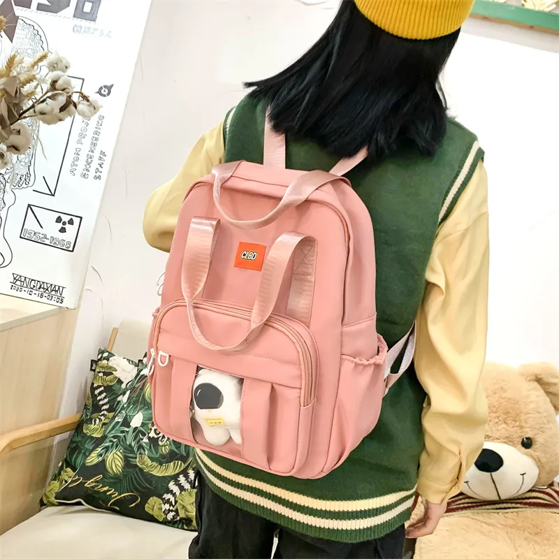 Wolfhorse Nylon Backpack Unisex Multicolor-2