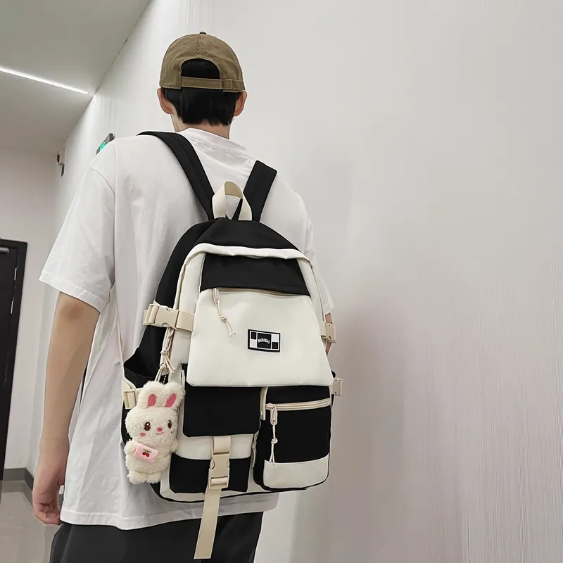Wolfhorse Nylon Backpack Unisex Multicolor-2
