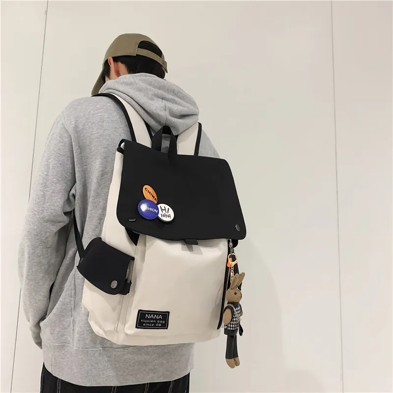 Wolfhorse Nylon Backpack Unisex Multicolor-10
