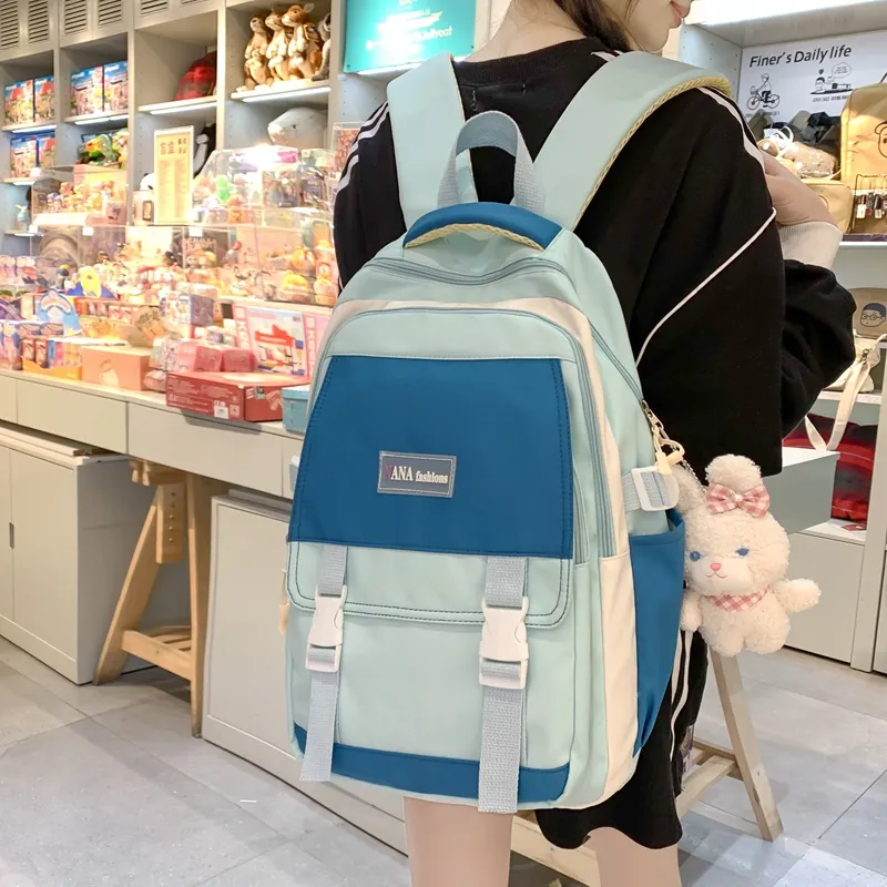 Wolfhorse Nylon Backpack Unisex Multicolor-9