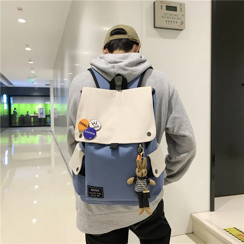 Wolfhorse Nylon Backpack Unisex Multicolor-13