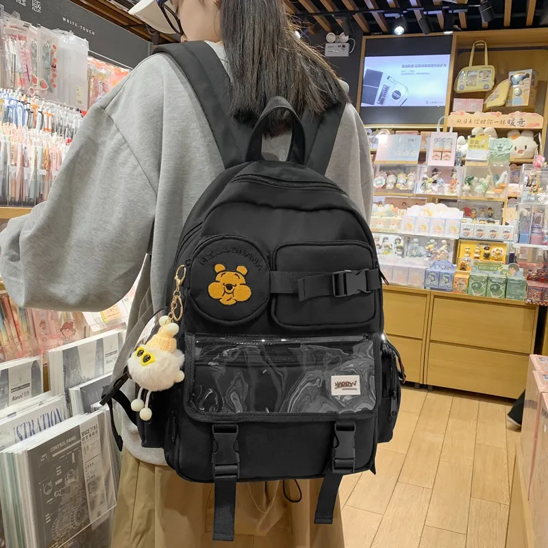 Wolfhorse Nylon Backpack Unisex Multicolor-1