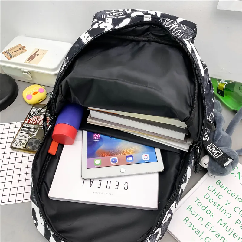 Wolfhorse Nylon Backpack Unisex Multicolor-15