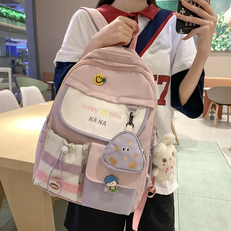 Wolfhorse Nylon Backpack Women's Multicolor-10