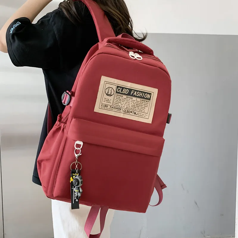 Wolfhorse Oxford Backpack Unisex Black/Red/Blue/Khaki-11