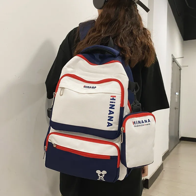 Wolfhorse Nylon Backpack Unisex Multicolor-17