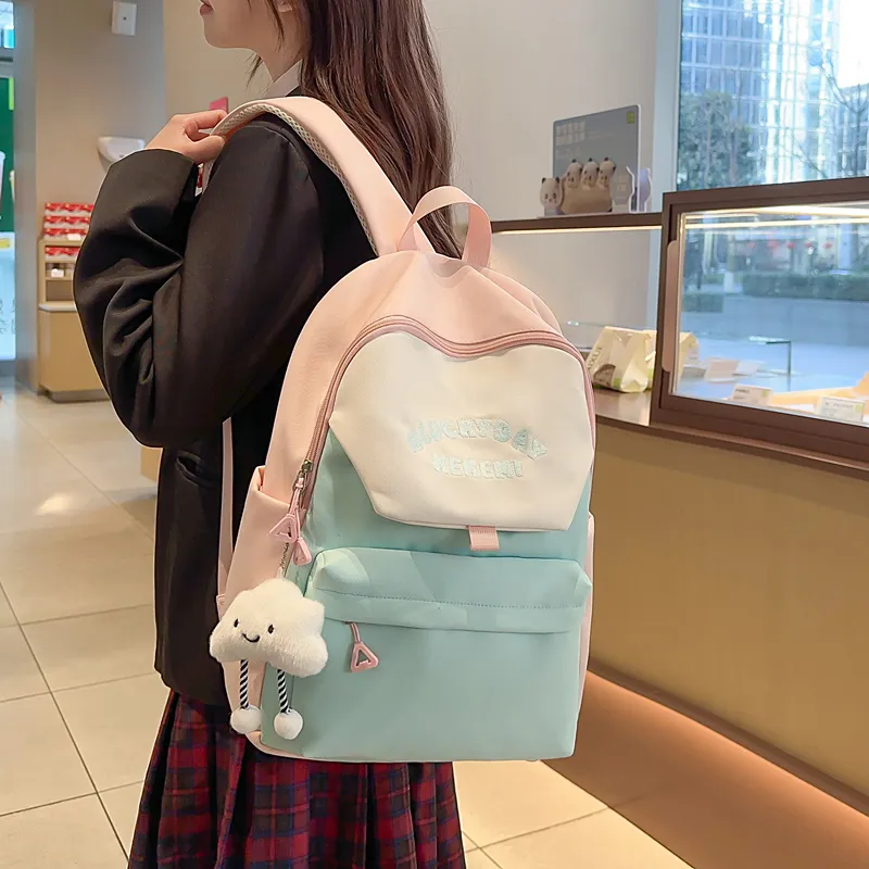 Wolfhorse Nylon Backpack Women's Multicolor-12