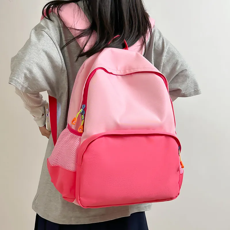 Wolfhorse Nylon Backpack Tubas Unisex Dark Blue/Blue/Pink/Green-1