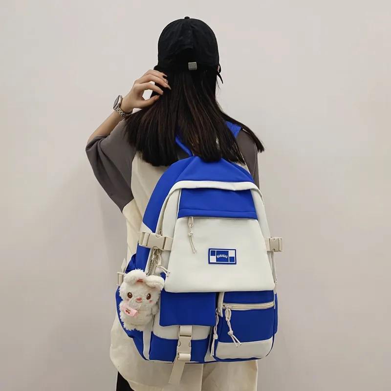 Wolfhorse Nylon Backpack Unisex Multicolor-13