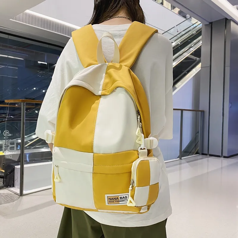Wolfhorse Nylon Backpack Unisex Multicolor-25