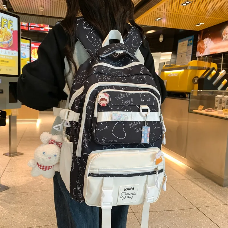Wolfhorse Nylon Backpack Women's Multicolor-2