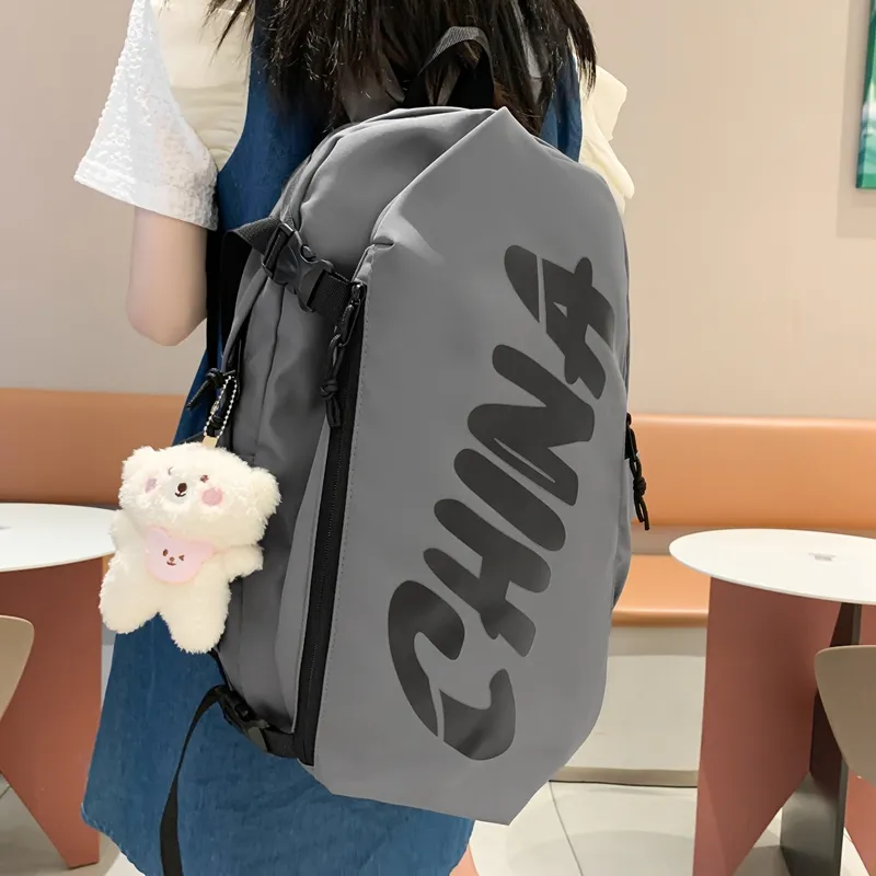 Wolfhorse Nylon Backpack Unisex Multicolor-9
