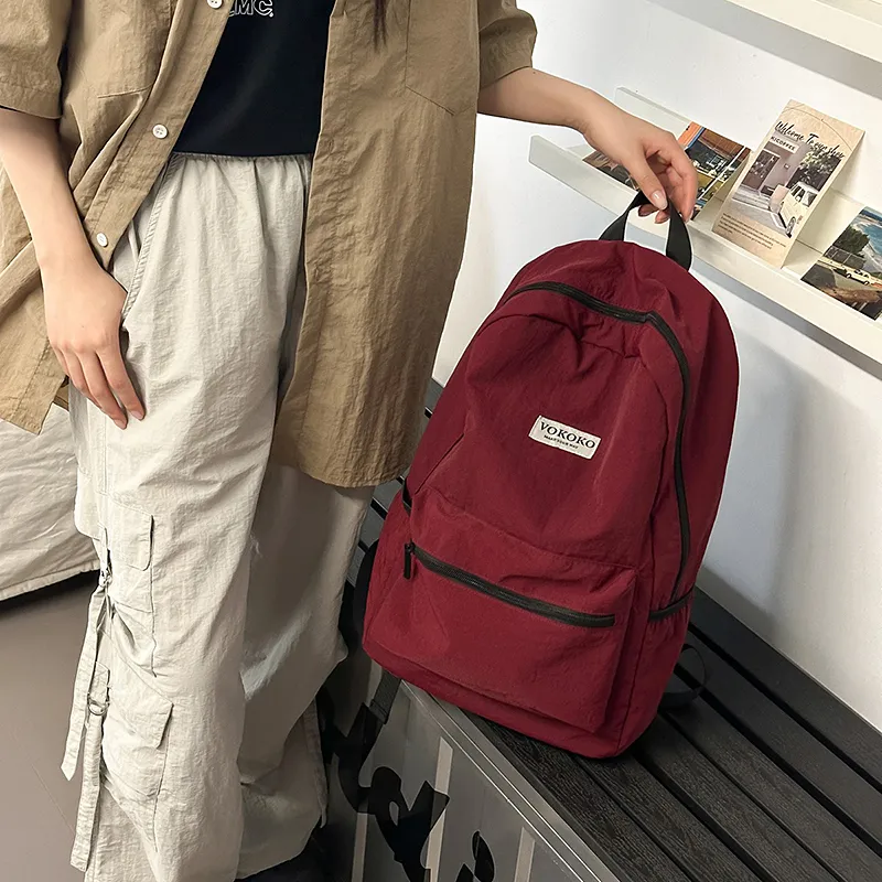 Wolfhorse Nylon Backpack Unisex Multicolor-20